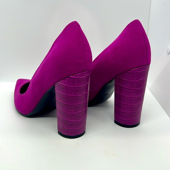 Sexy Purple High Heel Pumps By Nine West. Size 12. - Picture 3 of 8